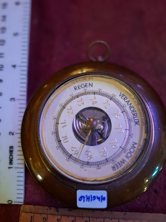 Vintage mechanical ships boat barometer [OTH10410]