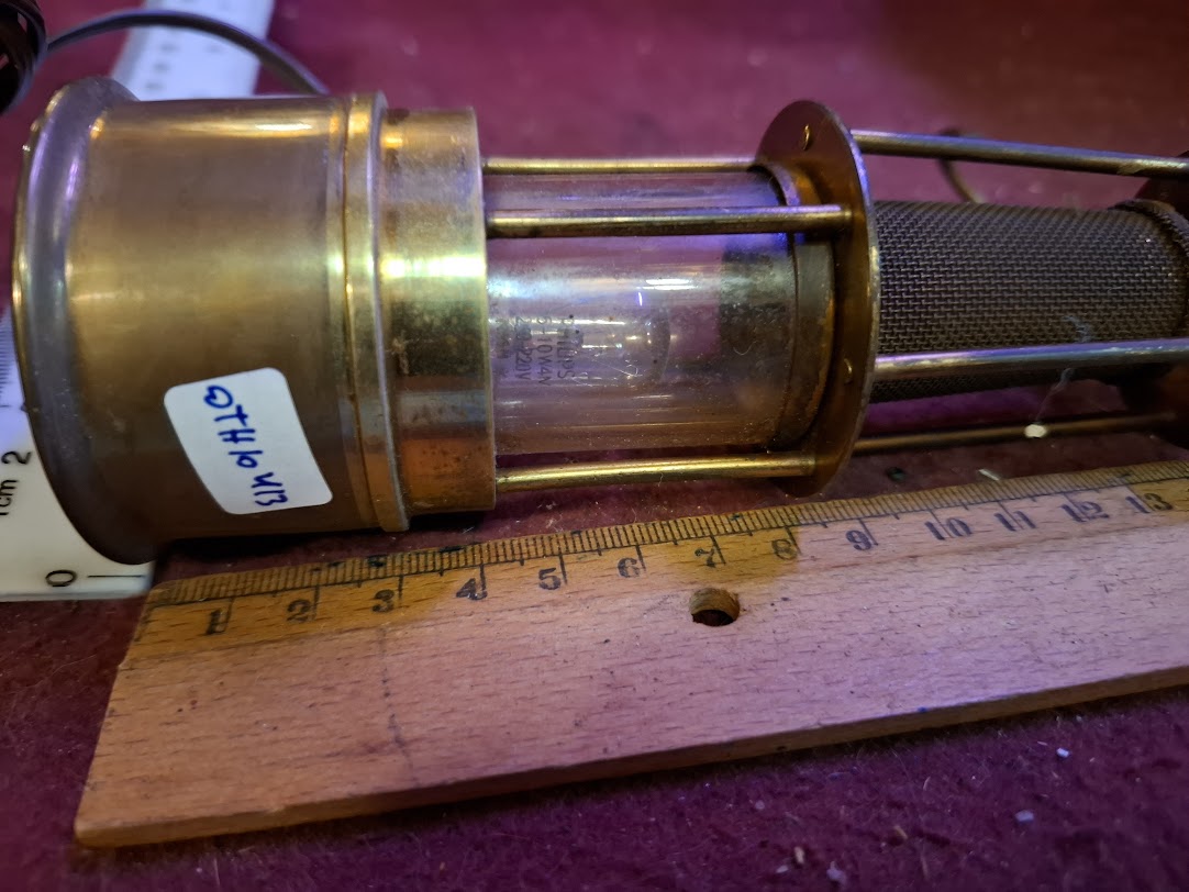 Antique miner oil lamp (was) - Rare [OTH10413]