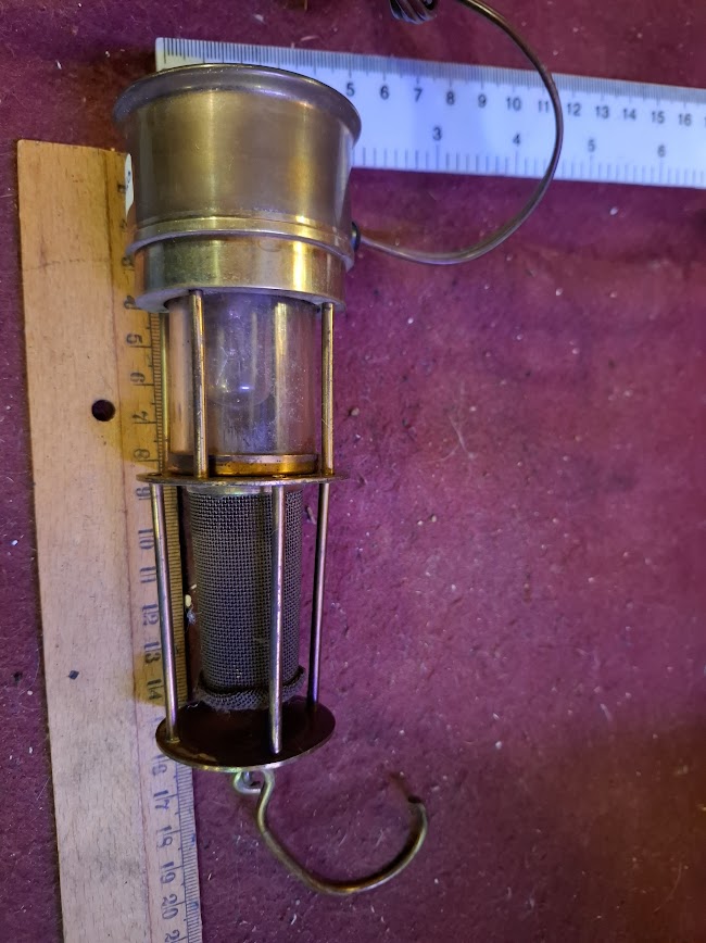 Antique miner oil lamp (was) - Rare [OTH10413]