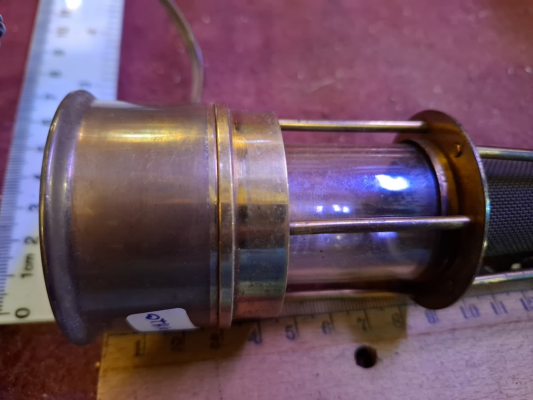 Antique miner oil lamp (was) - Rare [OTH10413]