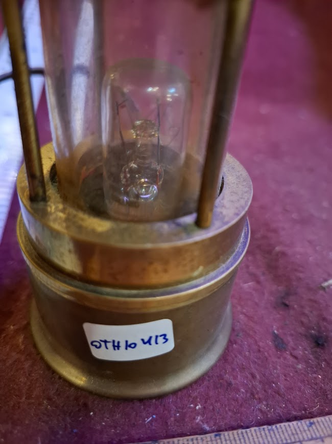 Antique miner oil lamp (was) - Rare [OTH10413]
