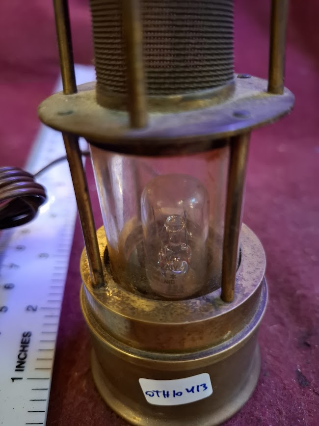 Antique miner oil lamp (was) - Rare [OTH10413]