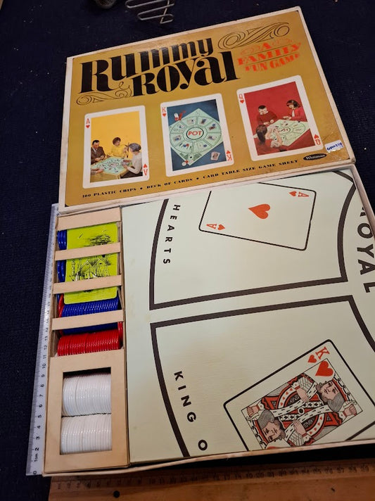 Vintage rummy royal whitman cards board game [GAM10359]
