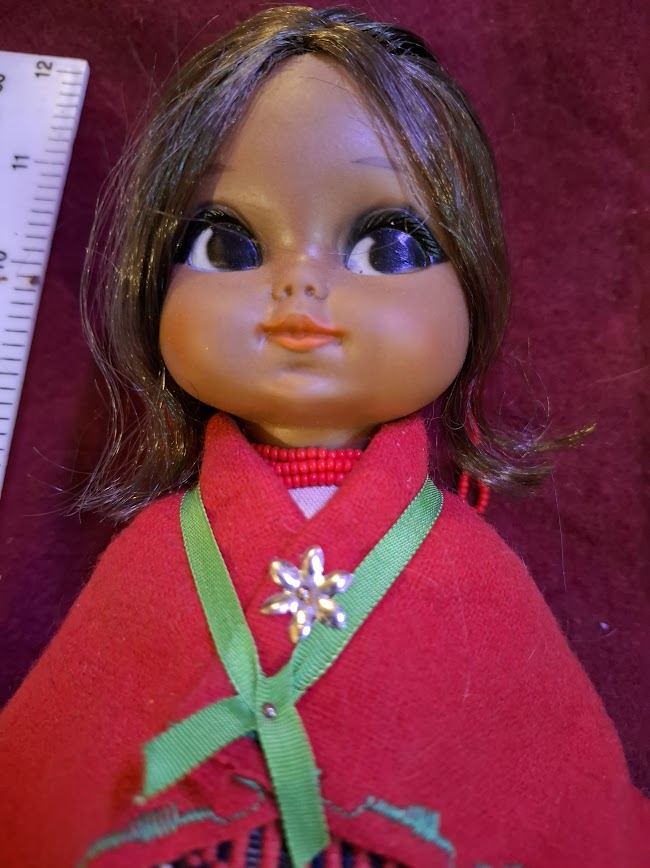 Vintage native american handmade doll [ART10254]