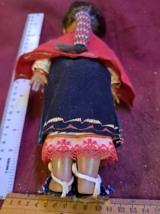 Vintage native american handmade doll [ART10254]