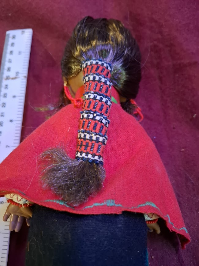 Vintage native american handmade doll [ART10254]