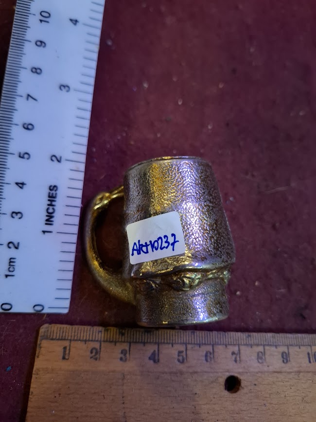 Silver Plated Miniature Beer Cup [ART10237]