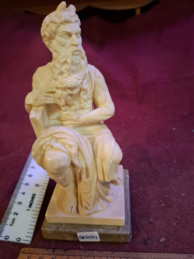 Statue of Moses - Stone Replica of Machalangelo [ART10253]