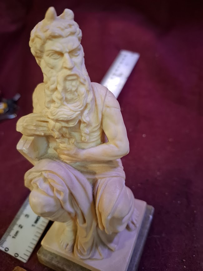 Statue of Moses - Stone Replica of Machalangelo [ART10253]