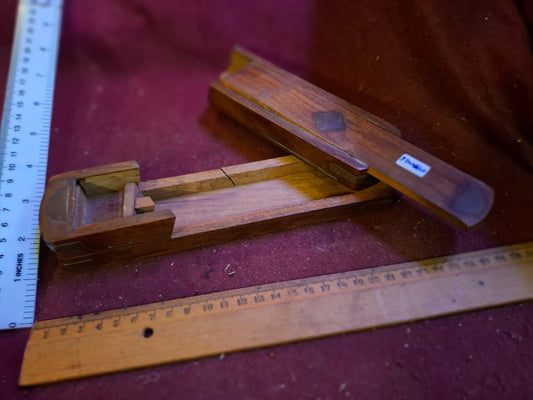 Vintage wooden pencil school box [OTH10426]