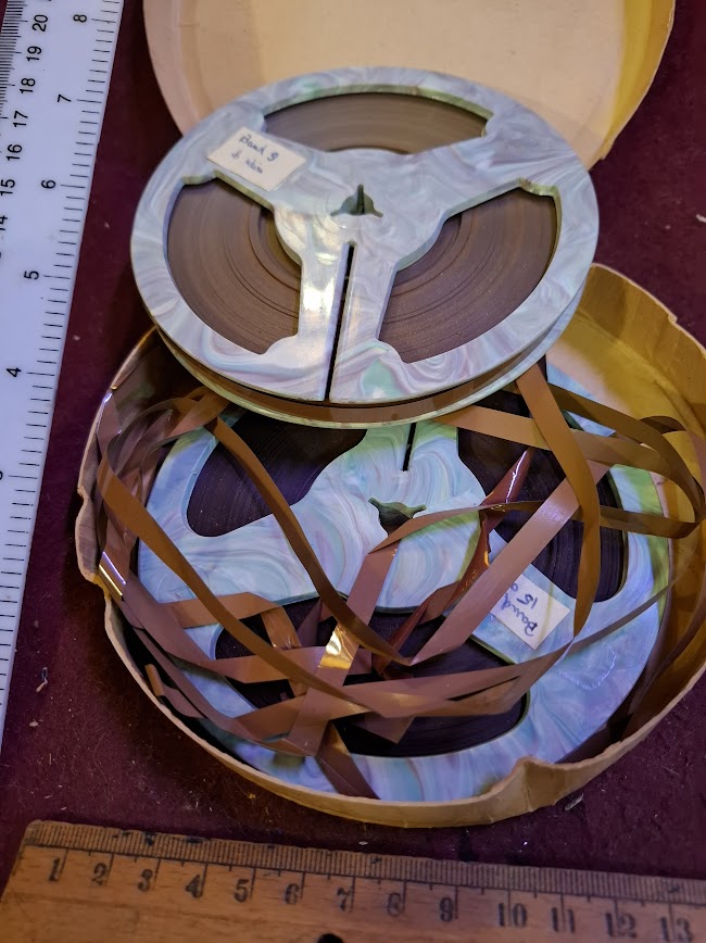 Old audio tape 2 rolls [ENT10533]