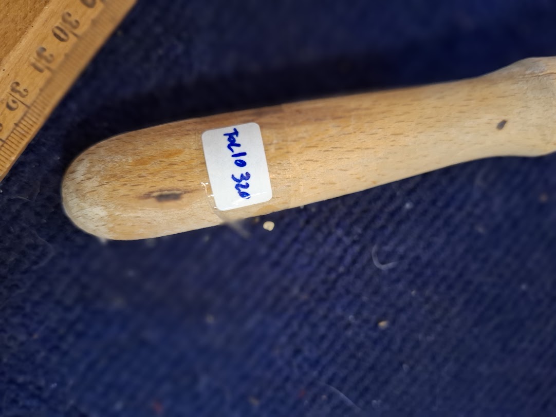Vintage kitchen wooden handle potato masher [TOL10320]