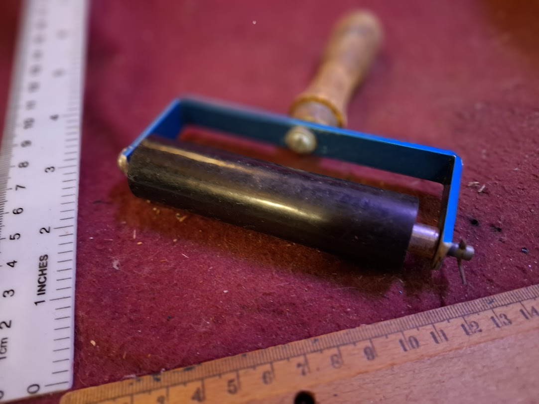 Vintage pulley block Print ink smear [TOL10318]