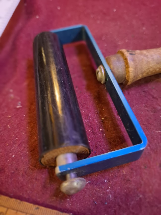 Vintage pulley block Print ink smear [TOL10318]