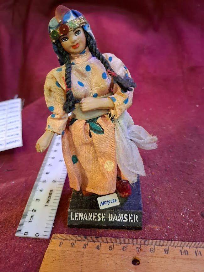 Handmade Traditional Dress Souvenir Doll - Lebanese Dancer [ART10257]
