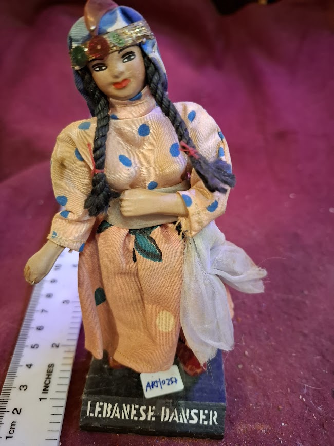 Handmade Traditional Dress Souvenir Doll - Lebanese Dancer [ART10257]