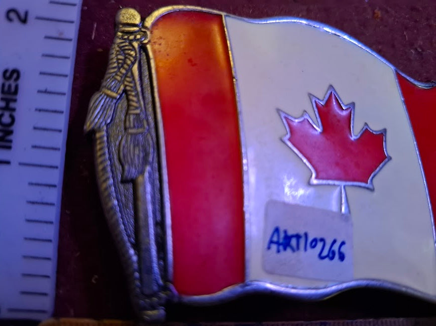 Belt buckle - Canada flag [ART10266]