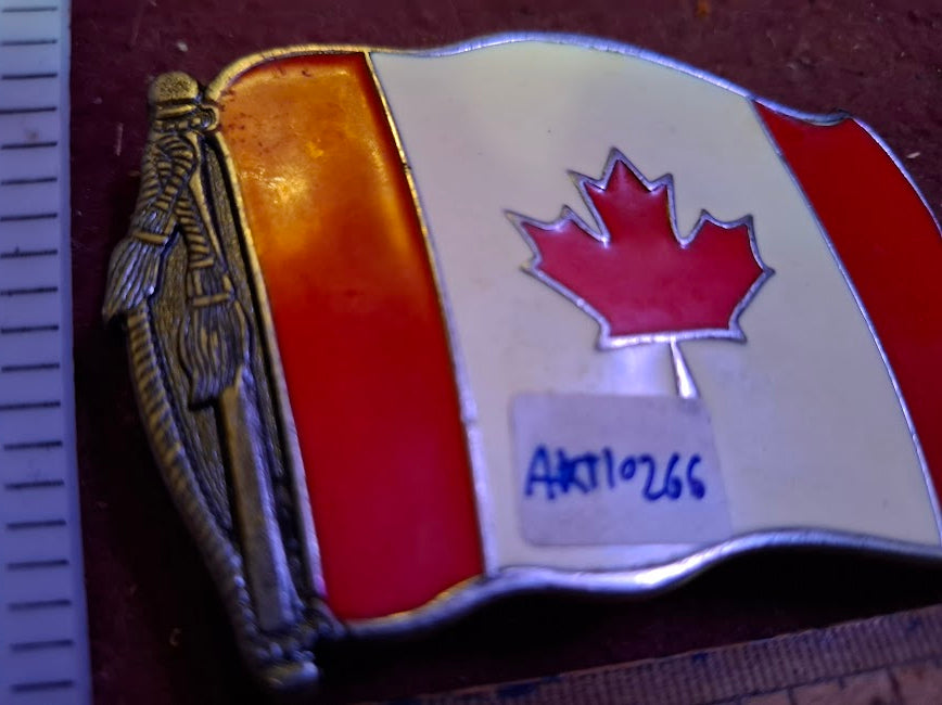 Belt buckle - Canada flag [ART10266]