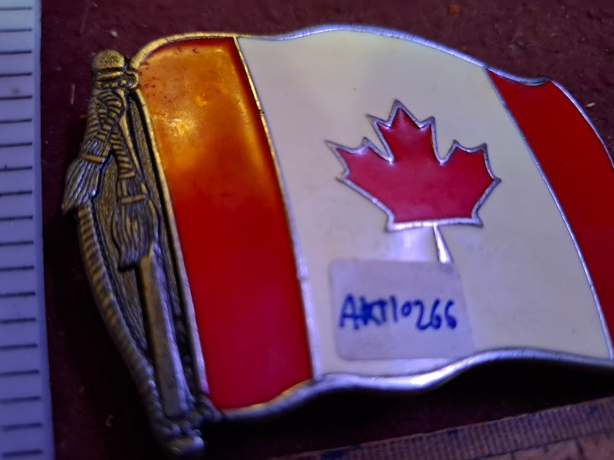Belt buckle - Canada flag [ART10266]