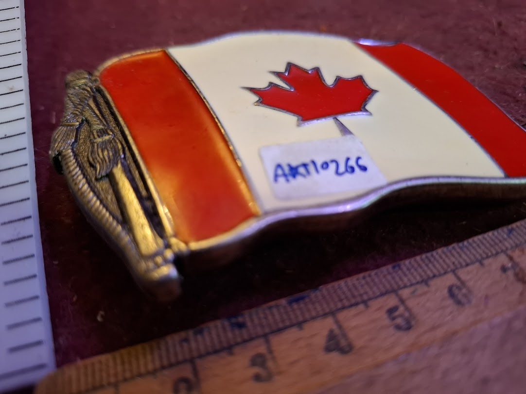 Belt buckle - Canada flag [ART10266]