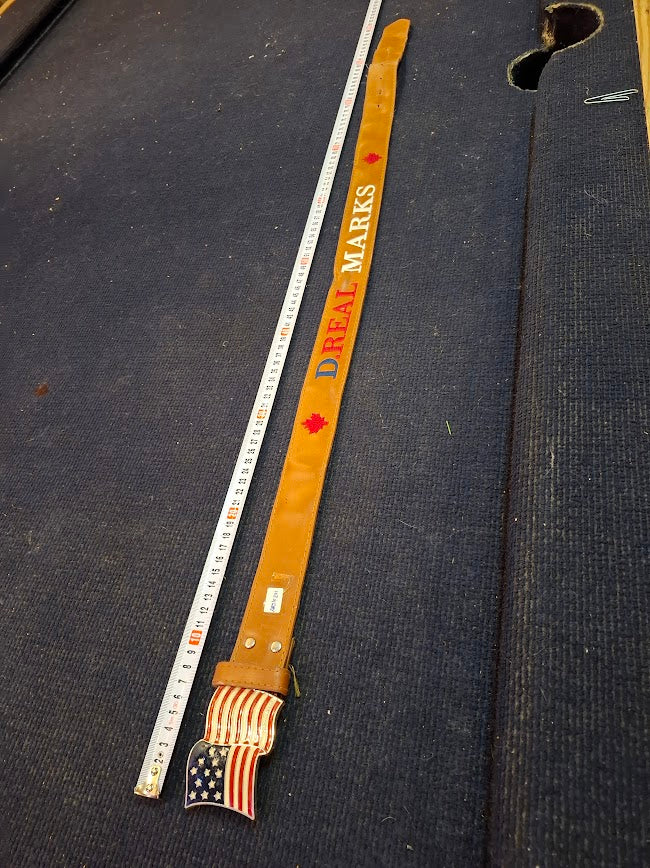 Vintage Belt with US Flag Buckle [ART10271]