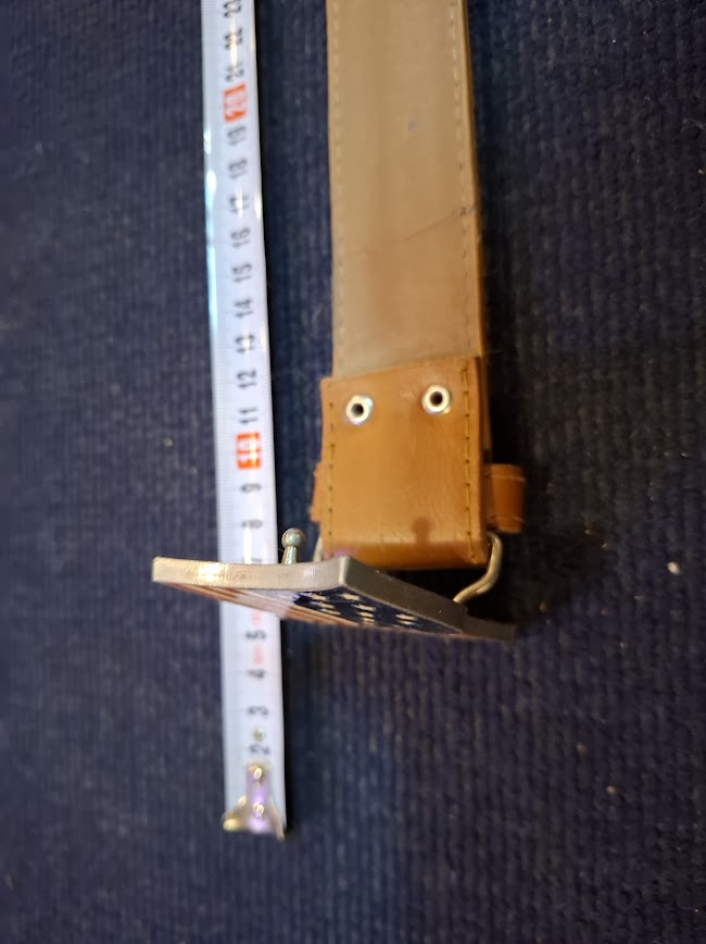 Vintage Belt with US Flag Buckle [ART10271]