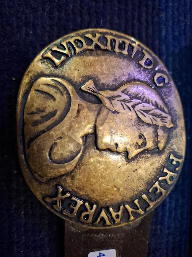 Vintage Belt with King Louis XIV buckle [ART10272]