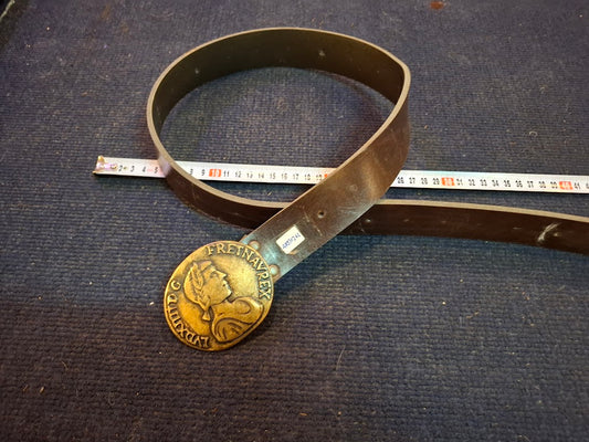 Vintage Belt with King Louis XIV buckle [ART10272]