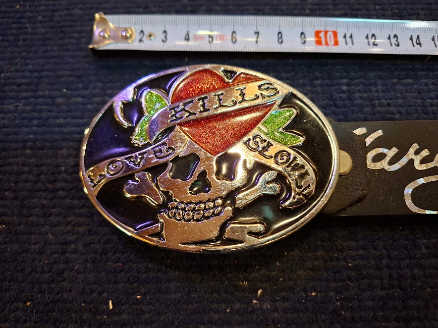 Vintage Belt with Skull & Heart buckle [ART10281]