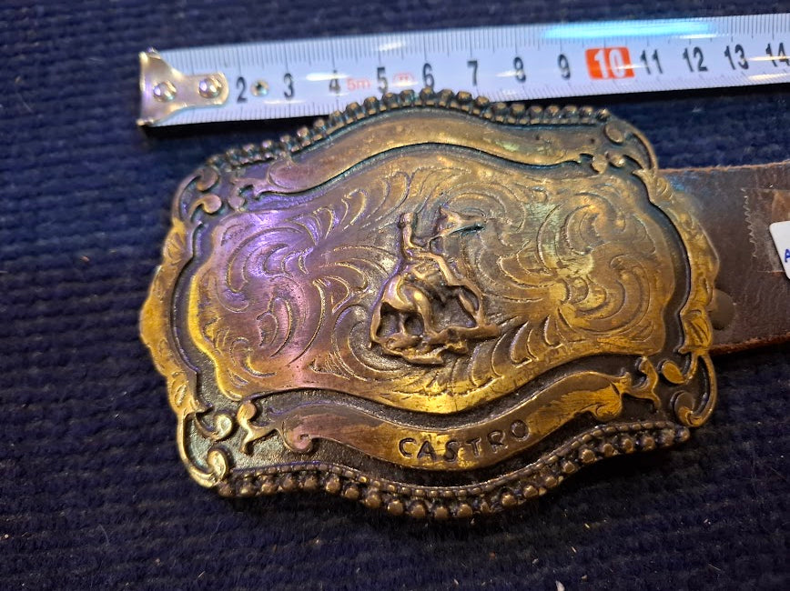 Vintage Belt with horseman buckle [ART10288]