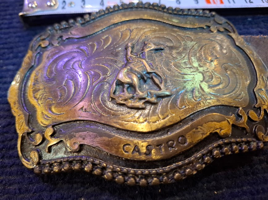Vintage Belt with horseman buckle [ART10288]