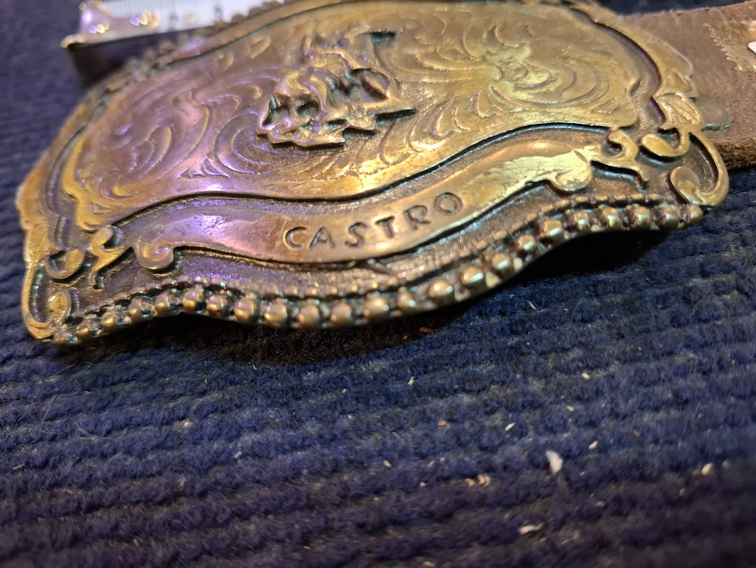 Vintage Belt with horseman buckle [ART10288]
