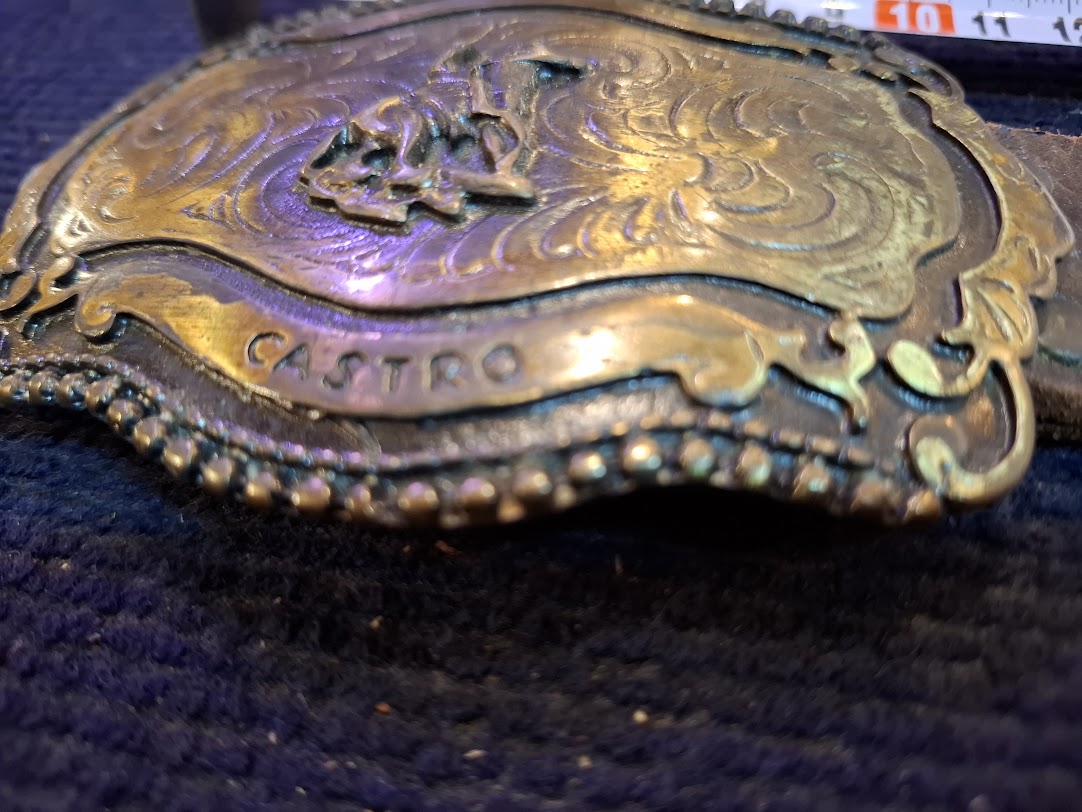 Vintage Belt with horseman buckle [ART10288]