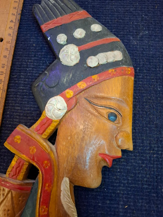 Traditional decorative wood figures for wall [ART10289]
