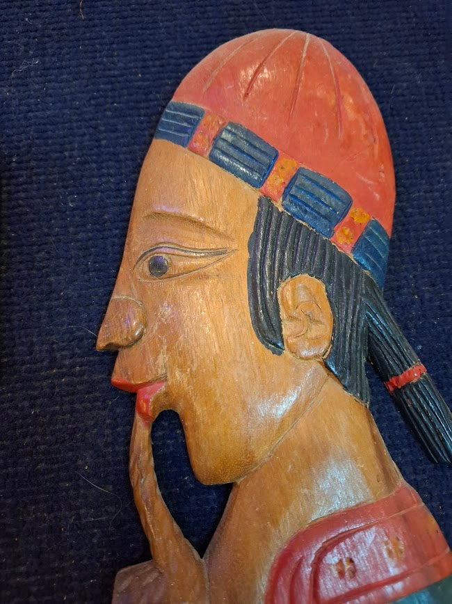 Traditional decorative wood figures for wall [ART10289]
