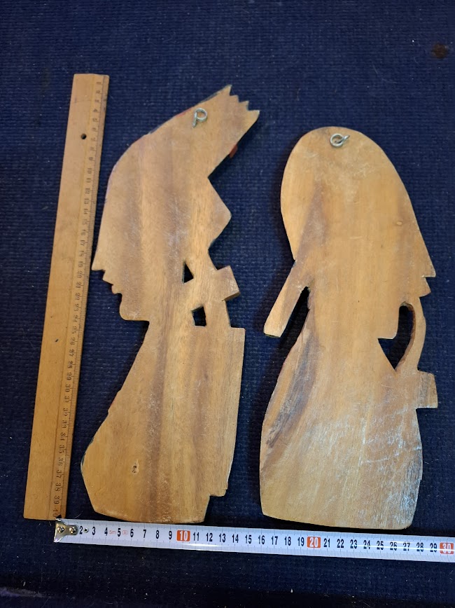 Traditional decorative wood figures for wall [ART10289]