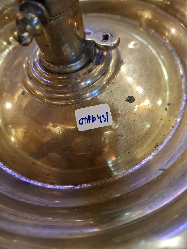 מגש נחושת למזכרת של יצחק רבין [ISR10136] 