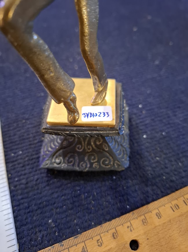 פסלון ברונזה יהודי דתי רוקד [JUD10233] 