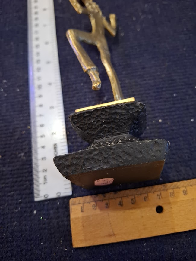 פסלון ברונזה יהודי דתי רוקד [JUD10233] 