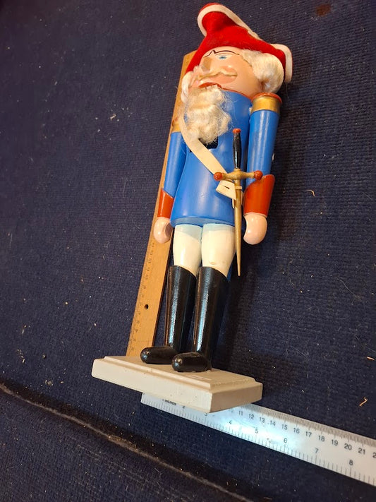 Vintage wooded nutcracker british soldier decor doll [ART10295]