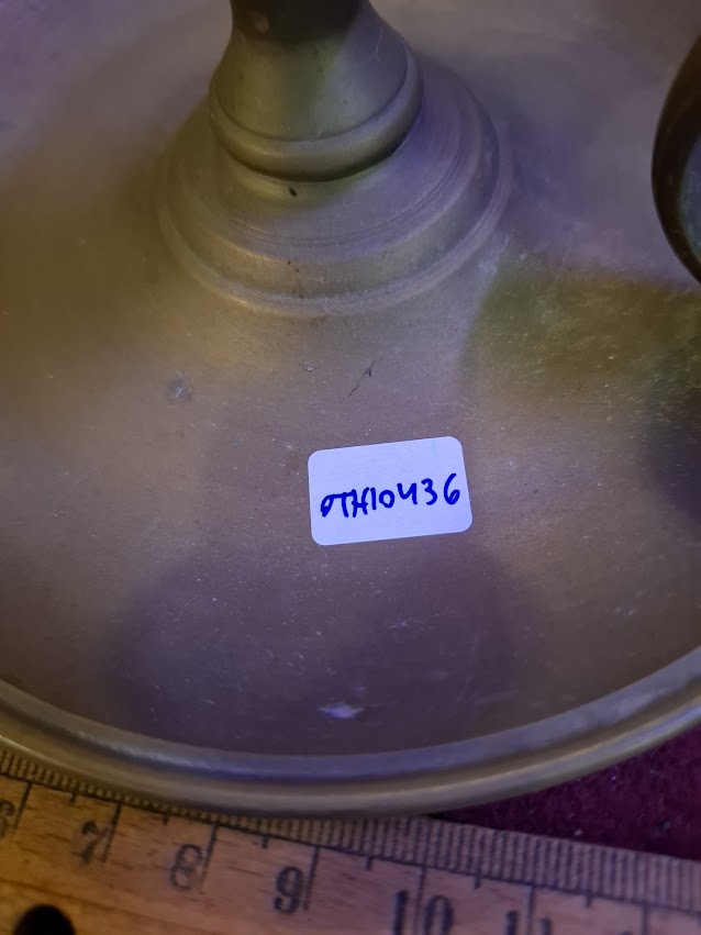 מגש נחושת למזכרת של יצחק רבין [ISR10136] 