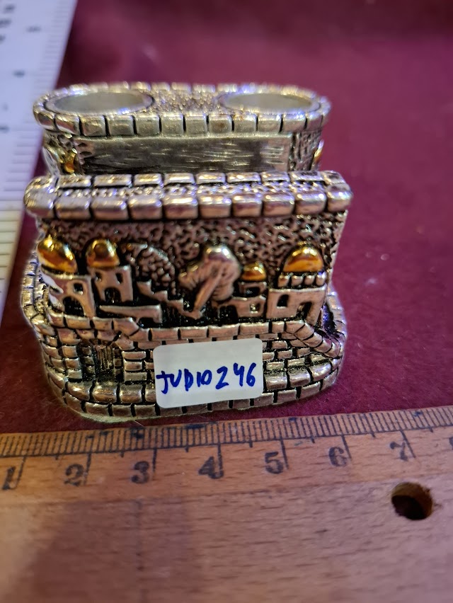 פסלון יודאיקה של כנר על הגג עשוי כסף 925, איימי [JUD10232]