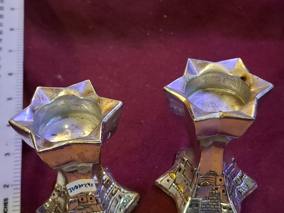 פסלון יודאיקה של כנר על הגג עשוי כסף 925, איימי [JUD10232]