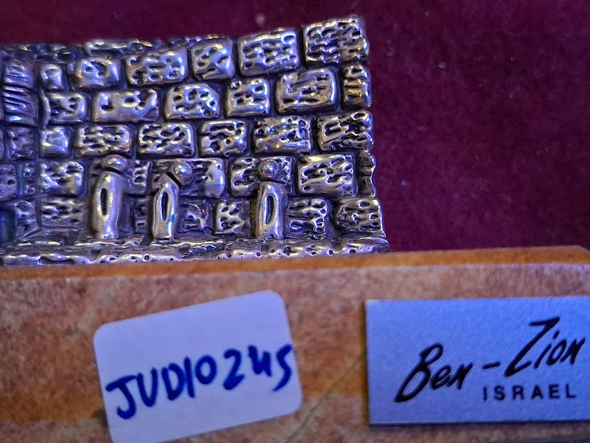 פסלון יודאיקה של כנר על הגג עשוי כסף 925, איימי [JUD10232]