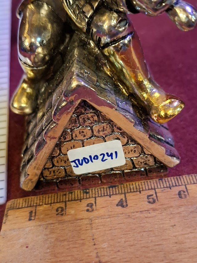 פסלון יודאיקה של כנר על הגג עשוי כסף 925, איימי [JUD10232]