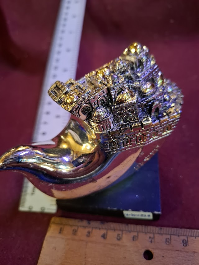 פסלון יודאיקה של כנר על הגג עשוי כסף 925, איימי [JUD10232]