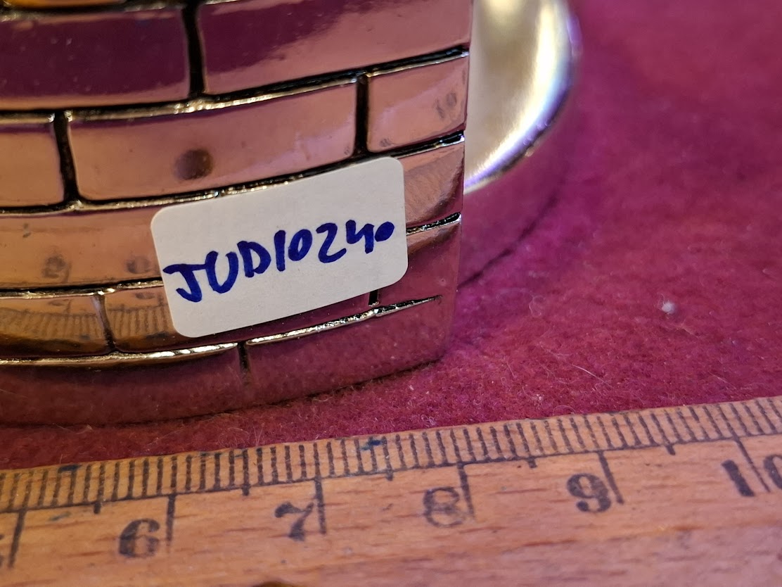 פסלון יודאיקה של כנר על הגג עשוי כסף 925, איימי [JUD10232]