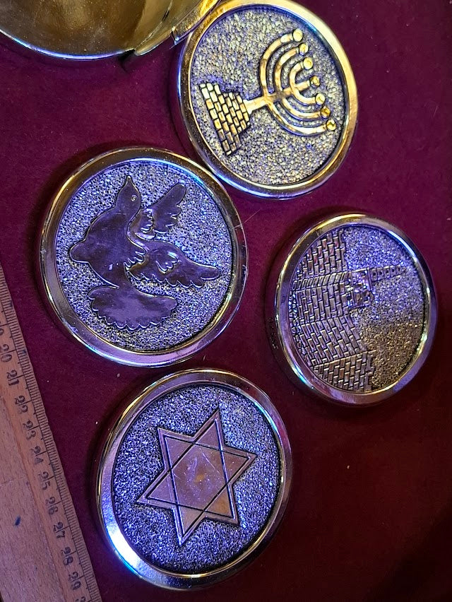 פסלון יודאיקה של כנר על הגג עשוי כסף 925, איימי [JUD10232]