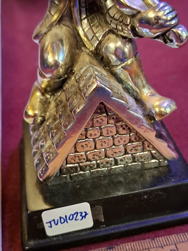 פסלון יודאיקה של כנר על הגג עשוי כסף 925, איימי [JUD10232]