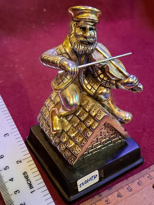 Judaica 925 silver ,Karshi Amy, fiddler on the roof figurine [JUD10237]